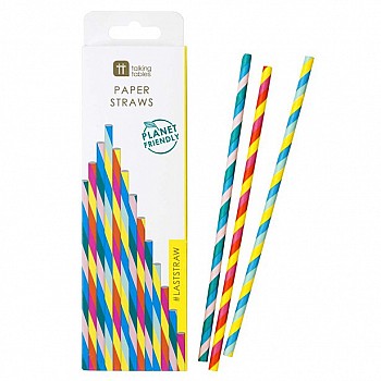 Rainbow Paper Straws - (30pk) Rainbow Paper Straws - (30pk)