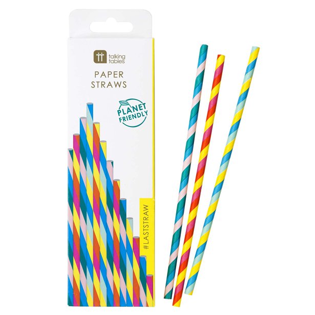 Rainbow Paper Straws - (30pk) Rainbow Paper Straws - (30pk)