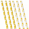Yellow Polka Dot Paper Straws - (10pk)