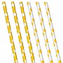 Yellow Polka Dot Paper Straws - (10pk)