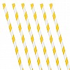 Sunshine Yellow Stripe Paper Straws (24 Pack)