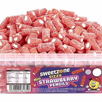 Sweetzone Fizzy Strawberry Mini Pencils