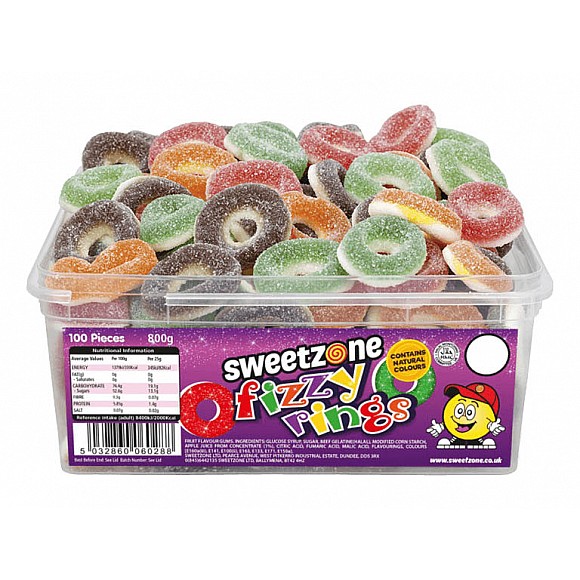 Fizzy Rings    (120 x 10c)