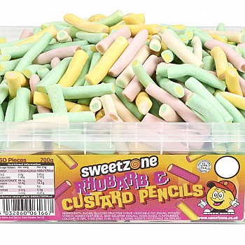 Sweetzone Rhubarb and Custard Mini Pencils