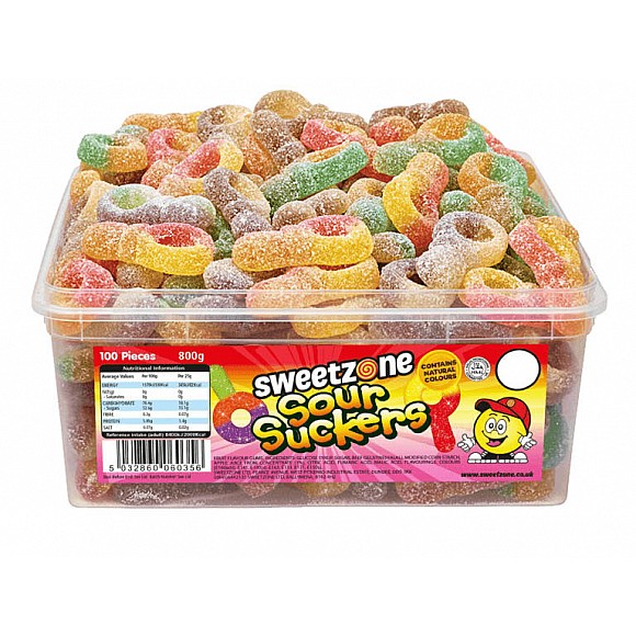 Sweetzone Sour Suckers Sweetzone Sour Suckers