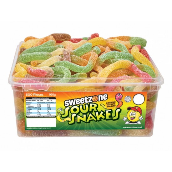 Sweetzone Sour Snakes (960g)