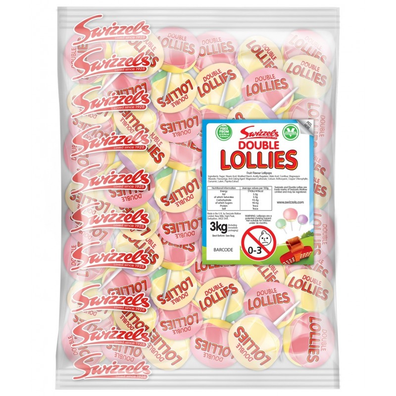 Swizzels Double Lollies (3kg) Swizzels Double Lollies (3kg)