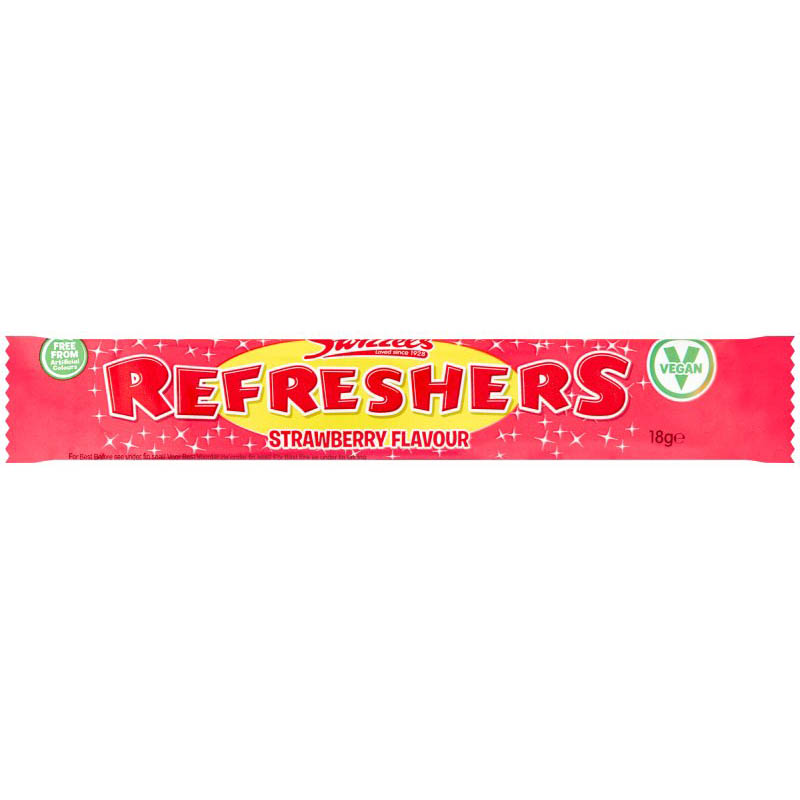 Refresher Chew Strawberry Bar Single Refresher Chew Strawberry Bar Single