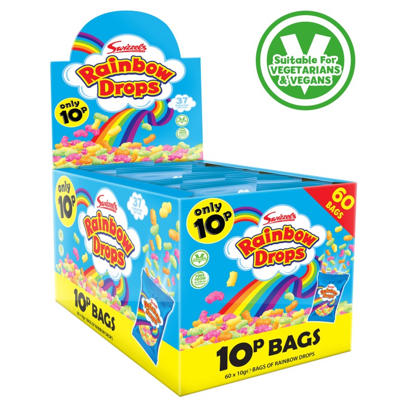 Swizzels Rainbow Drops Mini Bags (10g) Single