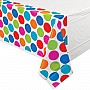 Cabana Dots Tablecover - Plastic Party Table Cover