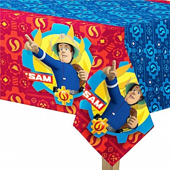Fireman Sam - Plastic Tablecover 1.2m x 1.8m