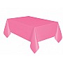New Pink Plastic Tablecover - 1.4m x 2.8m