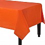 Orange Plastic Tablecover - 1.4m x 2.8m 
