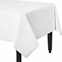 White Plastic Tablecover - 1.4m x 2.8m 