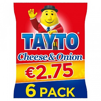Tayto Cheese & Onion (6 Pack)
