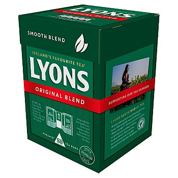 Lyons Tea Original 80 Tea Bags (232g)