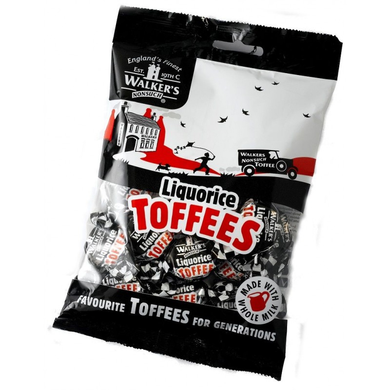 Walkers Liquorice Toffee Bags Walkers Liquorice Toffee Bags