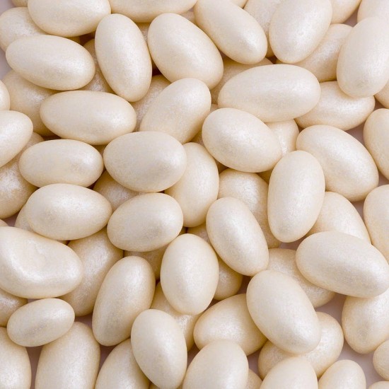 Ivory Pearlised Sugared Almonds – 1kg