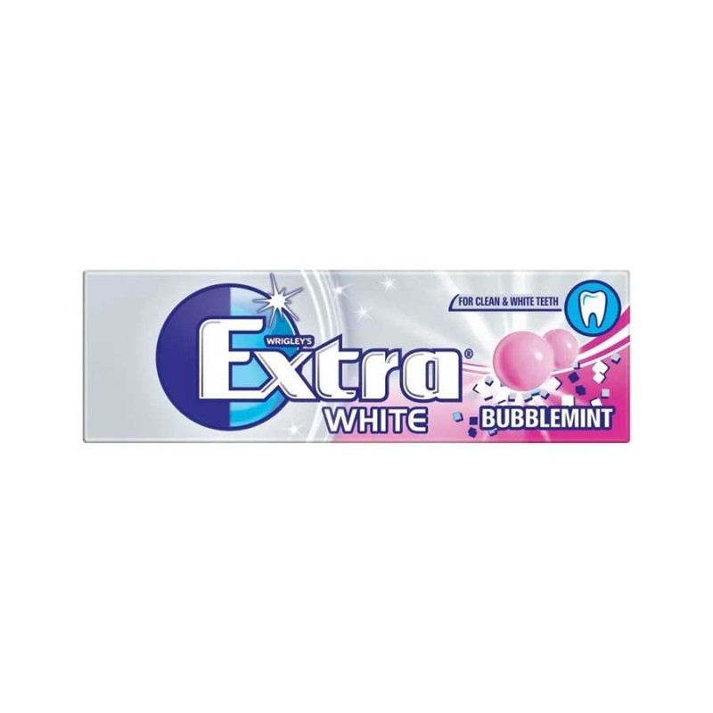 Extra White Bubblemint Flavour Sugarfree Chewing Gum Extra White Bubblemint Flavour Sugarfree Chewing Gum