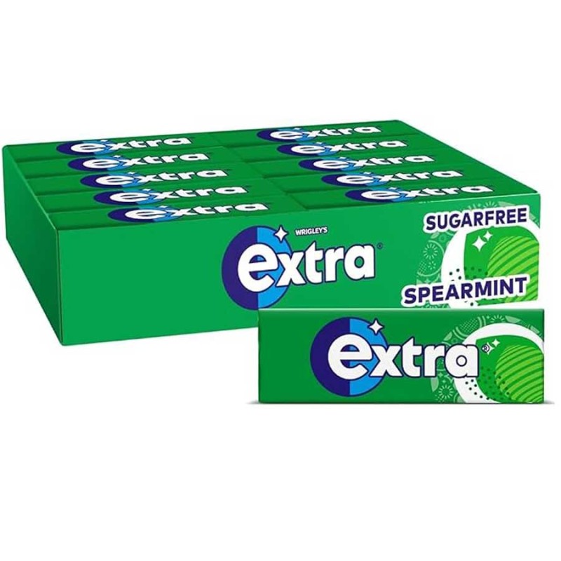Extra Spearmint Sugarfree Chewing Gum Extra Spearmint Sugarfree Chewing Gum