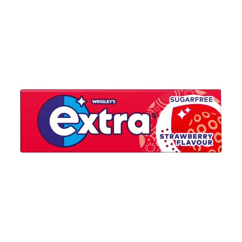 Extra Strawberry Sugarfree Chewing Gum Extra Strawberry Sugarfree Chewing Gum