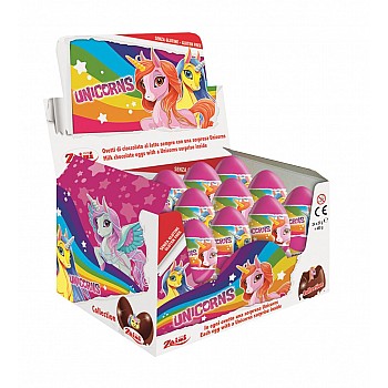 Zaini Unicorn Surprise Chocolate Eggs