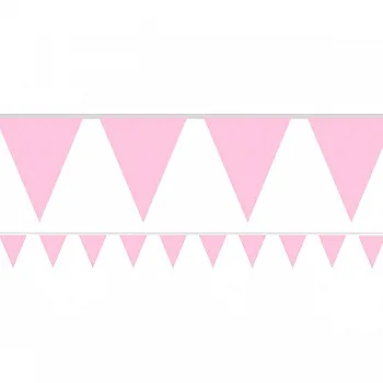 New Pink Paper Bunting - 4.5m (each)