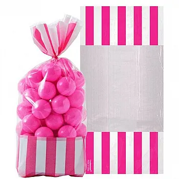 Bright Pink Cello Sweet Bags - 27cm