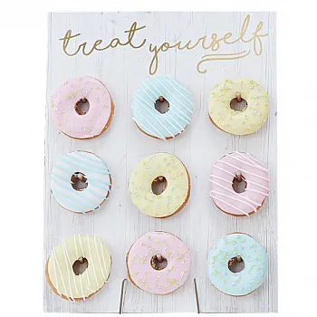  Treat Yourself Donut Wall