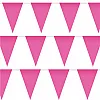 Bright Pink Plastic Bunting - 10m (each)