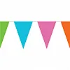 Pastel Coloured Plastic Bunting - 10m