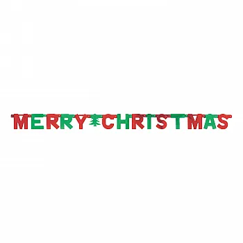 Merry Christmas Letter Banner