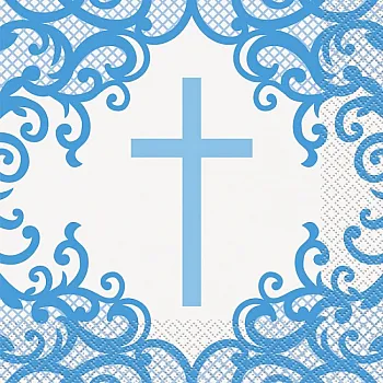 Blue Cross Luncheon Napkins 16ct   