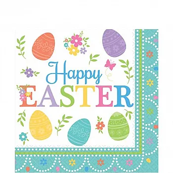 Lovely Easter Napkins - 2ply Paper - 33cm (16pk)