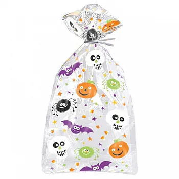 Spooky Smiles Halloween Cello Bags - 29cm