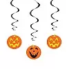 Pumpkin Hanging Swirl Decoration 26" L 3CT