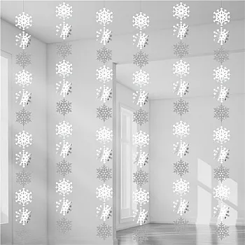 Snowflake Hanging String Decoration - 2.1m