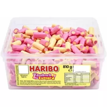Haribo Rhubarb & Custard Tub