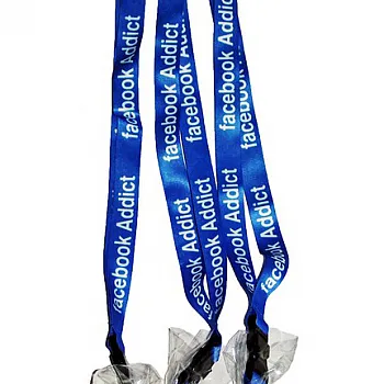 Facebook Addict Lanyards