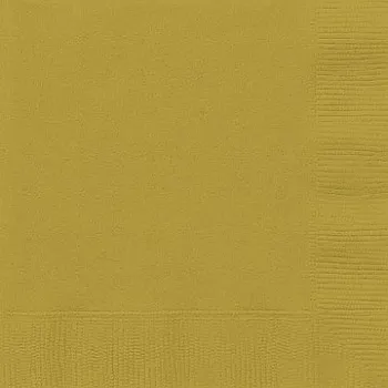 Gold Napkins - 33cm (20pk)