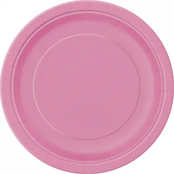Hot Pink 9" Paper Party Plates (16pk)