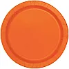 Pumpkin Orange 9" Paper Party Plates (16pk)