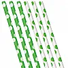 Green Polka Dot Paper Straws - (10pk)