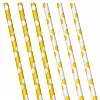 Yellow Polka Dot Paper Straws - (10pk)