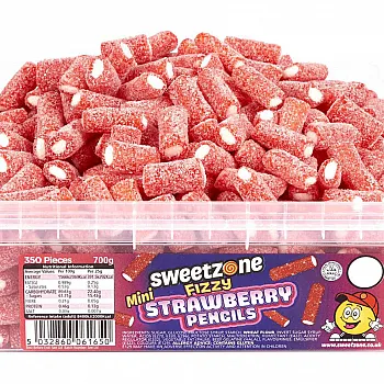 Sweetzone Fizzy Strawberry Mini Pencils